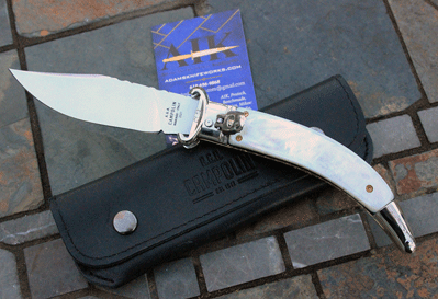 Custom AIK / Campolin Italian Diana w/ Pearl & Hand File Work