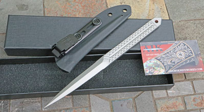 AIK WIDOW MAKER One Piece Sleeve Dagger w/Kydex Sheath