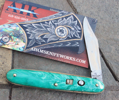 Vintage American EDGEMASTER Automatic w/ Green Swirl
