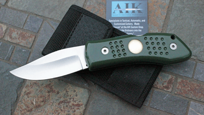 Indiana Cutlery Co Italian Made Euro Tactical Auto (Stasi Copy)
