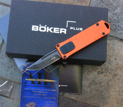 BOKER PLUS USA Burnt Orange USB Mini Front Opener