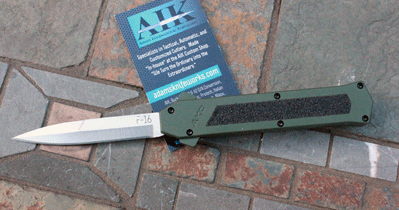 AKC Special Green Italian F16 BAYONET Auto In/Out Front Opener