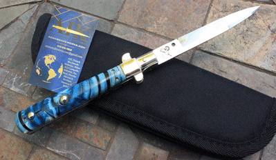 Custom 11" Pascotto/AIK 11" Frosolone PICKLOCK w/ Blue Mammoth