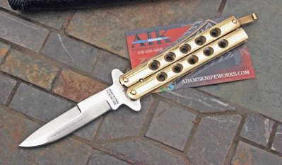 Taylor Golden Dragon Balisong Butterfly w/ Brass Handles