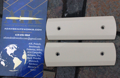 Ivory Micarta Scales for Protech GODFATHER Auto