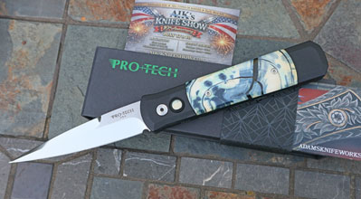 AIK/Protech CUSTOM Godfather w/ MAMMOTH IVORY & Mirror Blade