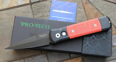 CUSTOM Protech/AIK Godson Auto w/ Apple Coral & Pearl Button