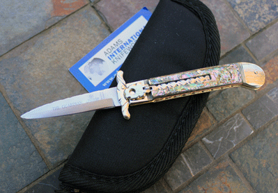 CUSTOM Hubertus/AIK Guardian w/ Abalone Shell & File Work