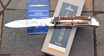 HUBERTUS NRA 2nd Amendment Commemorative Springer w/ Select Stag