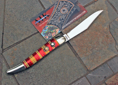 Vintage Arm N Hammer Brand Candy Stripe Switchblade