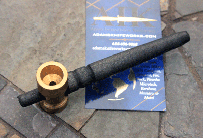 Custom Handmade Hammerhead Tobacco Pipe by Jeff Cover