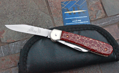 CUSTOM Hubertus/AIK Pen Blade Release w/Gold Vein Jasper & More!