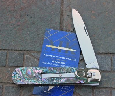RARE Hen & Rooster Springer w/Mosaic Abalone