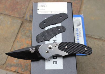 Black G-10 Scales for the Benchmade Impel Model 3150
