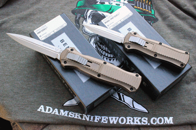 Limited Benchmade Infidel/Mini Infidel Set in FLAT DARK EARTH