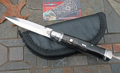 AIK VINDICATOR 9.0 Integral Auto Dag w/Buffalo Horn & CPM-154