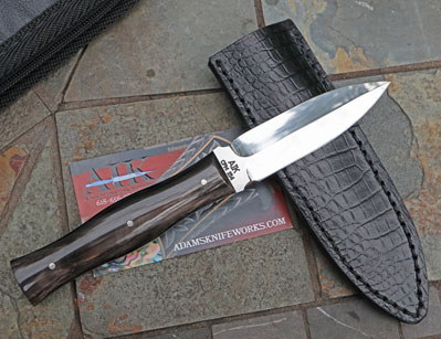 AIK INTERCEPTOR II D/E Executive Dagger w/ Buffalo Horn