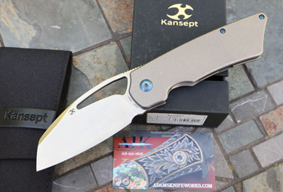 KANSEPT Knives GOBLIN XL Frame Lock Flipper w/S35VN