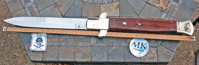 39 1/2" MONSTER Italian Classic Switchblade w/ Cocobolo Wood