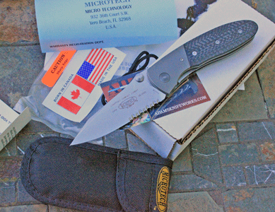 First Gen 2000 Microtech Lightfoot Compact Combat LCC Titanium