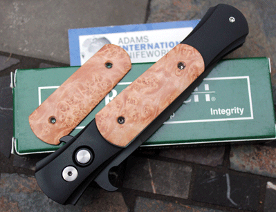 Maple Burl Scales for Protech Large Don Auto
