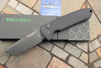 Protech Les George Full Sized Black Tactical Rockeye Auto w/ D2