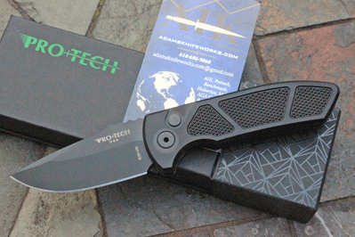 Protech SBR Short Blade Rockeye w/Machine Texture Model LG407