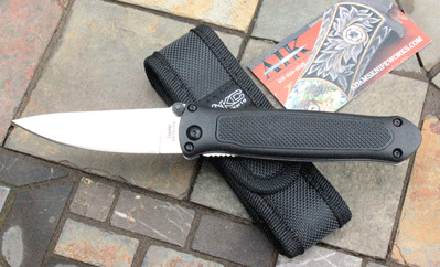 LINDER Double Action Manual or Auto Open Satin Liner Lock Auto