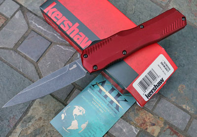 Kershaw Special Merlot Red LIVEWIRE Front Opener w/MAGNACUT