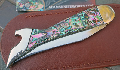 Custom AIK/ KaBar Lady Leg Lady's Leg w/ Abalone Shell
