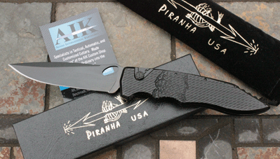 Piranha Black Tactical MINI PREDATOR Auto w/ S30V