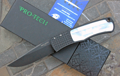 CUSTOM AIK Protech MAGIC Bolster Release w/ Mother of Pearl