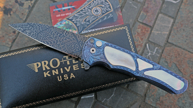 Custom HAND ENGRAVED TITANIUM MALIBU by Andrew Lee Adams