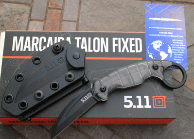 5.11 Tactical Doug Marcaida TALON Fixed Blade Karambit