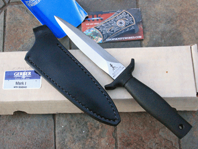 Gerber Early Production White Box Mark I Survival Knife