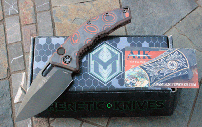 HERETIC MEDUSA Auto w/Orange Camo Carbon Fiber & ELMAX