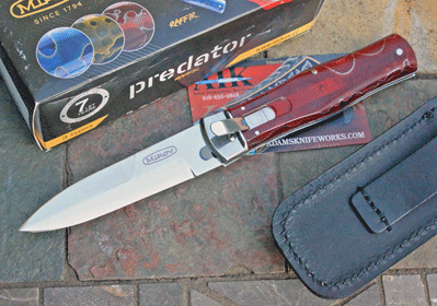Mikov Czech Republic Lever Action PREDATOR Auto w/ Red Raffir