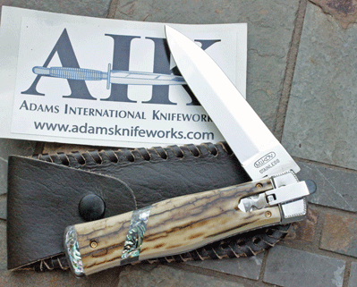 Custom Mikov/AIK w/Mammoth Ivory, Abalone, File Work & More!