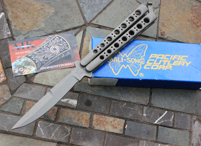 Rare Pacific Cutlery (Pre-Benchmade) Model 58 Military Balisong
