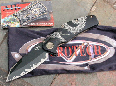 Microtech Limited Edition KATANA MINI-MATRIX Frame Lock Folder