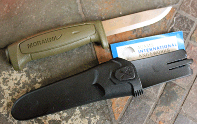 OD Green MORA (Made in Sweden) Multi-Purpose Survival Knife