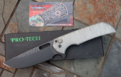 Custom FERRUM FORGE Pro-Tech MORDAX Flipper