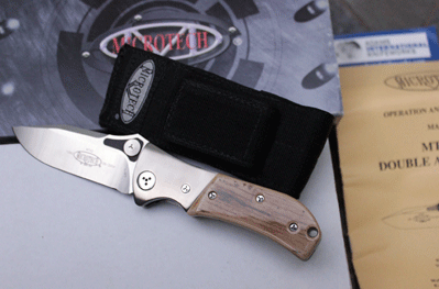 Custom Microtech MTX2 D/A Bolster Release w/ Mammoth Ivory