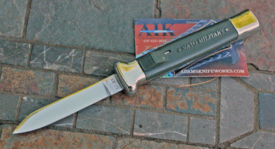 Early STAINLESS ROSTFREI Nato Military Front Opener