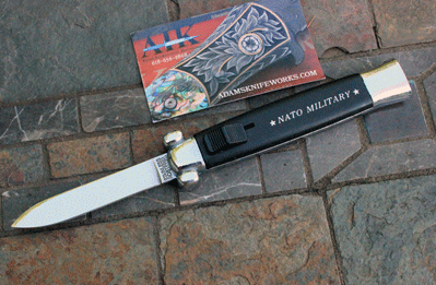 Early STAINLESS ROSTFREI Nato Military Front Opener