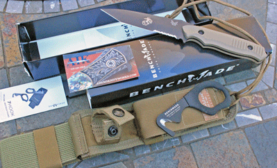 Benchmade Desert Sand Nimravus NSN# USMC w/ Belt Cutter