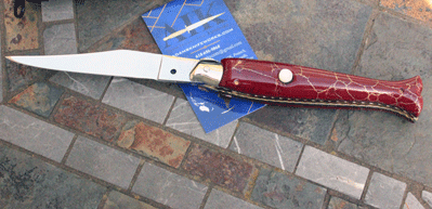 Custom AKC/AIK Italian OS Fishtail w/ Gold Vein Jasper & More!