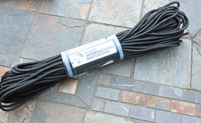 AIK 550 Mil Spec 100ft /50ft /25ft Bundle Solid BLACK Paracord