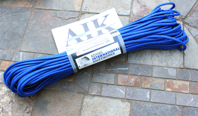 AIK 550 Mil Spec 100ft /50ft /25ft Bundle Solid BLUE Paracord