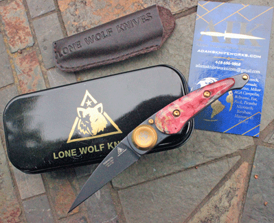 CUSTOM Lone Wolf/AIK PAUL PERFECTO Limited Folder w/Molar